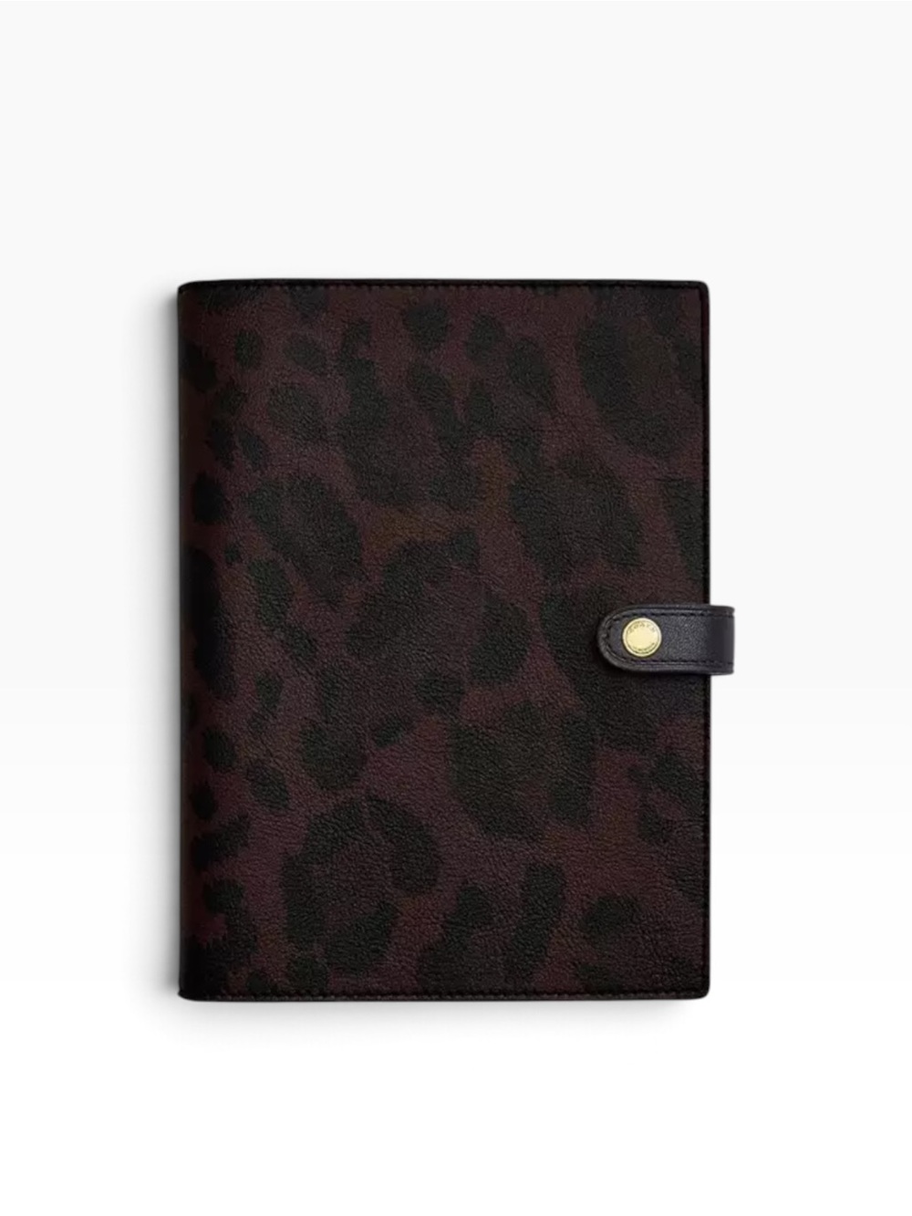 Coach Notebook In Leopard Print